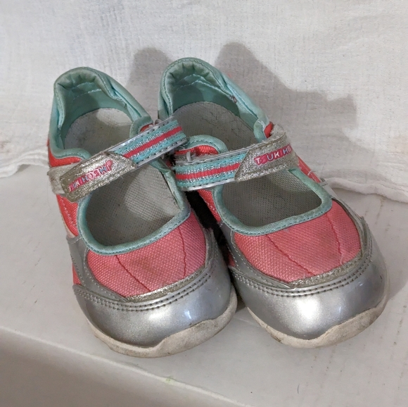 Tsukihoshi Pink Mary Jane Washable Sneakers Sz 9 - Picture 3 of 4